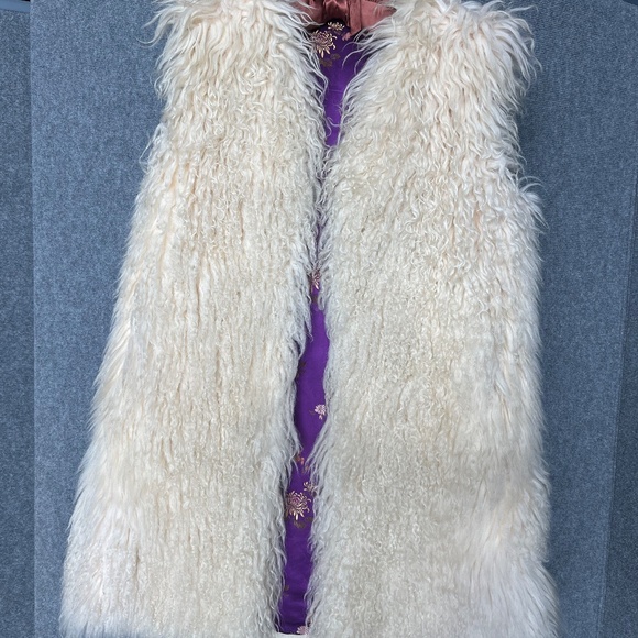 vintage Mongollian Sheep vest - Picture 4 of 4